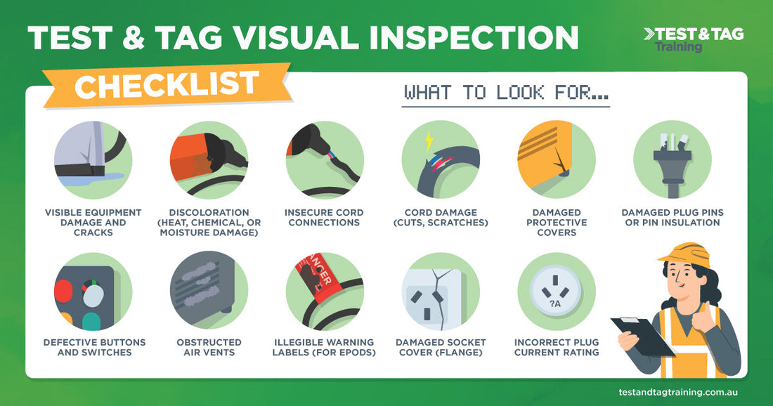 Test & Tag Visual Inspection Checklist
